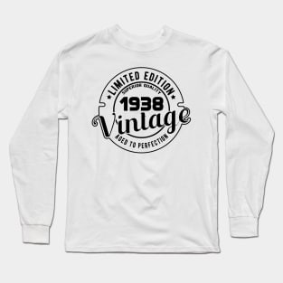 1938 VINTAGE - BIRTHDAY GIFT Long Sleeve T-Shirt